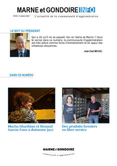 N° 203 : Automne jazz, château de Rentilly, réseau de bus, gestion forestière